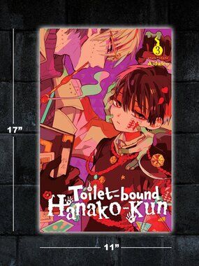 Toilet-Bound Hanako-Kun Vol 3 manga poster - 11x17 wall art print merch anime